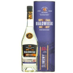 WÓDKA SPECJAŁ BIAŁOWIESKI MOCNY ŚLIWOWY 0,7L 63% TUBA