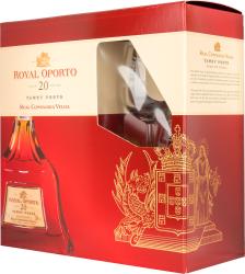Wino Porto Royal Oporto Tawny 20YO 0,75L 20% + 2 Kieliszki