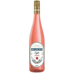 Cydr Dobroński Truskawka biały, półsłodki 4,5% 0,75l