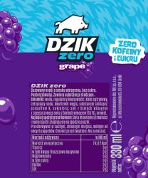Obrazek 2 dla: NAPÓJ ENERGETYCZNY DZIK BEZKOFEINOWY GRAPE ZERO PUSZ. 0,33L