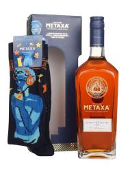 Obrazek dla: Zestaw Brandy Metaxa 12* + Skarpetki  idealny dla każdego fana Metaxy  zamów online!