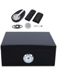 Obrazek dla: Humidor Sikarlan z higrometrem + akcesoria 