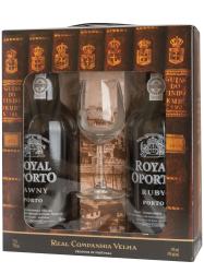 Obrazek dla: Wina Porto Royal Oporto Tawny & Ruby 2 x 0,75L 19% + kieliszek 