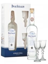 Obrazek dla: Zestaw Dwór Sieraków Superior 40% 0,7L + dwa kieliszki