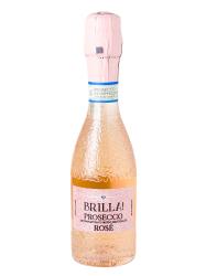 Obrazek dla: Wino Prosecco Brilla Rose Extra Dry  miniaturka 0,2l 
