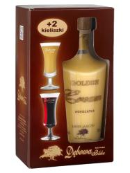 Obrazek dla: Likier Dębowa Golden Cream Advocatka 0,7l 20% zestaw + 2 kieliszki 