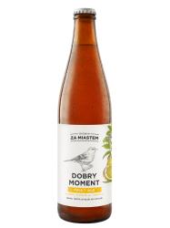 Obrazek dla: Piwo Za Miastem Dobry Moment Fruit Ale Kwiat Czarnego Bzu i Cytryna 4,8% 0,5L