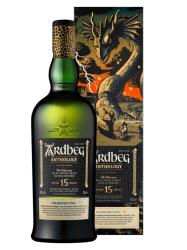 Obrazek dla: Potężny, 15letni single malt z kultowej wyspy Islay, stanowiący kolejną spektakularną odsłonę w ekskluzywnej serii Anthology Collection. Nazwa wydania nawiązuje do mitycznego Beithira  szkockiego smoczego węża i ducha burzy, którego nieskromna energia symbolizuje dymną dynamikę tego trunku.