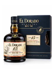Obrazek dla: RUM EL DORADO 15YO 43% 0,7L + 2 SZKLANKI GUYANA